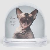 Man Cave Novelty Sneeuwbol (Achterkant)