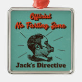 Man Cave Ornament - geen Farting Zone! (Voorkant)