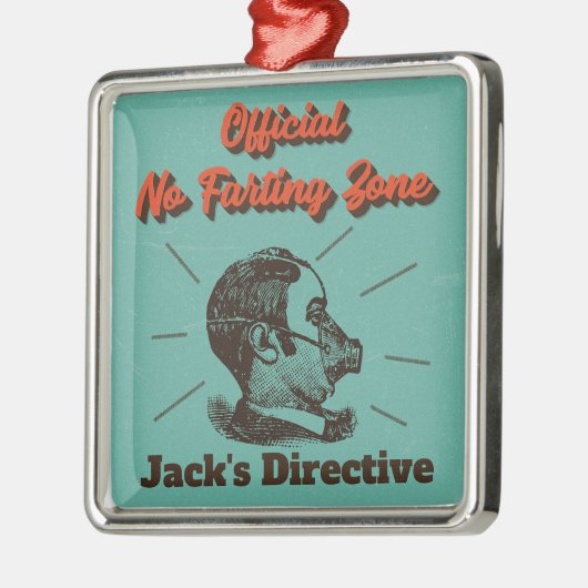 Man Cave Ornament - geen Farting Zone! (Links)