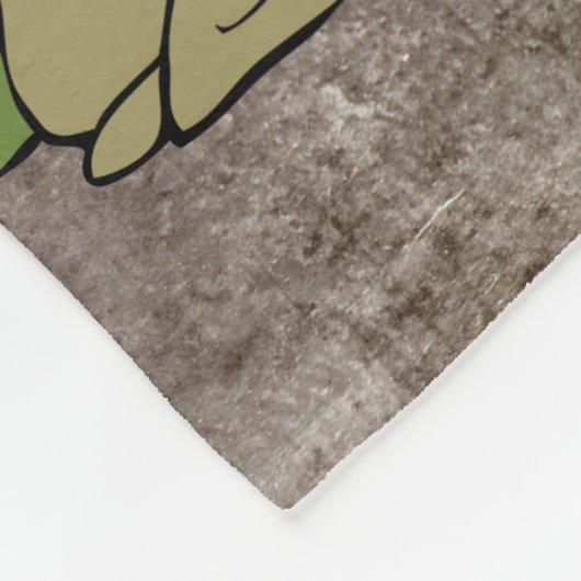 Man Cave Personalized Fleece Deken (Hoek)