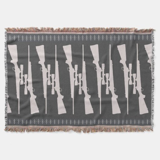 Man Cave Pistool Rug Deken (Voorkant)