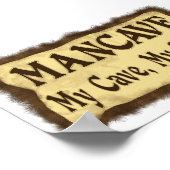 Man Cave Poster (Hoek)