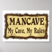 Man Cave Poster (Voorkant)
