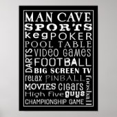 Man Cave Poster (Voorkant)