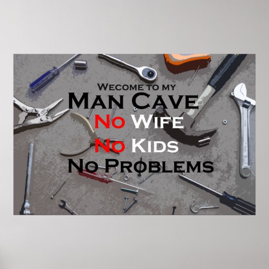 Man Cave Poster (Voorkant)