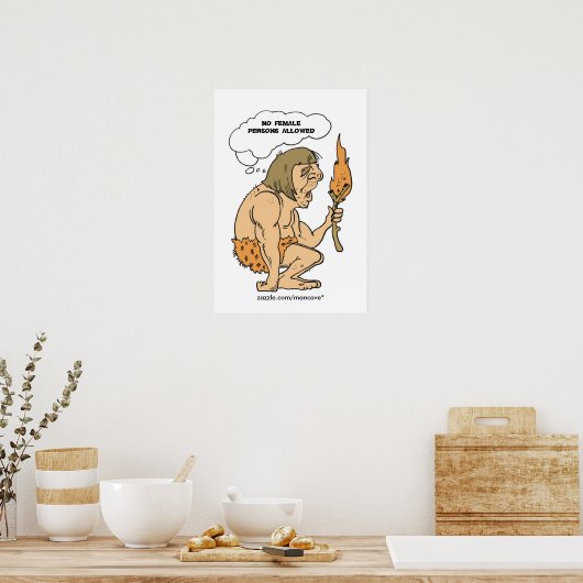 Man Cave Poster Modèle (Cuisine)