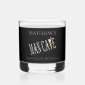 Man Cave Pub Rocks Whisky Glasses Drinkware Whisky Glas (Achterkant)