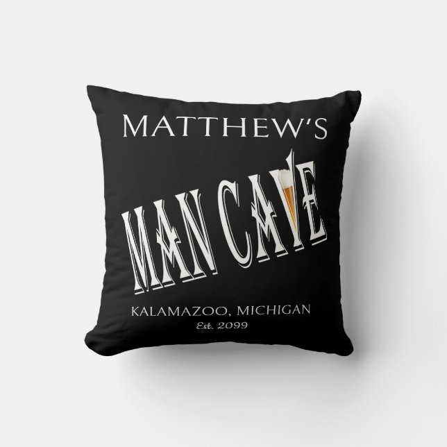 Man Cave Pub Square Sierkussen (Voorkant)