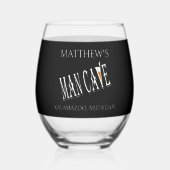 Man Cave Pub Vins Stemless Verres Vin Vaisselle (Recto)