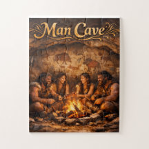 Man cave puzzel/legpuzzel/familieplezier