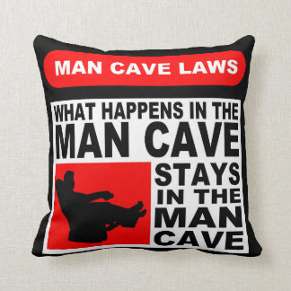 Man Cave Rules Kussen