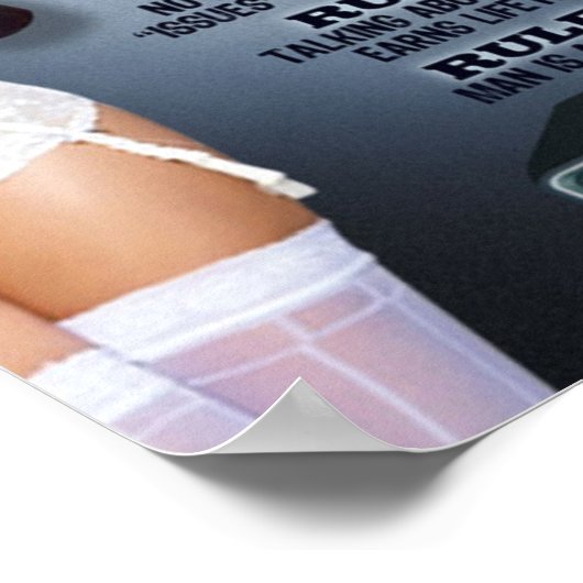 Man Cave Rules Poster (Hoek)