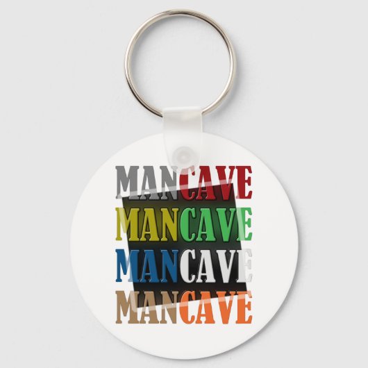 Man Cave Sleutelhanger (Voorkant)