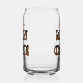 Man Cave Text Effet Bière Can Verre Drinkware (Droite)