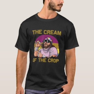 Man cho de crème van de gewas erfgoed t-shirt