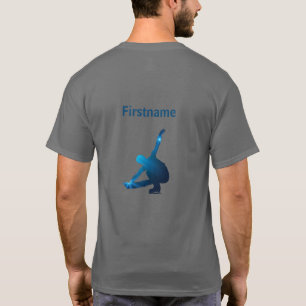 Man Cijfer skater T-Shirt - Blue star Edge
