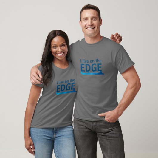 Man Cijfer skater T-Shirt - Blue star Edge (Unisex)