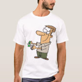 Man Cutting Up Money T-Shirt (Devant)