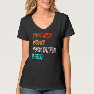 Man Daddy Protector Hero Luipaard Vader T-shirt