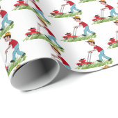 man dat gras maait cadeaupapier (Rol Hoek)