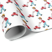 man dat gras maait cadeaupapier (Rol Hoek)