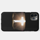 Man dat het Christelijke kruis van Jezus stroomt Case-Mate iPhone Case (Achterkant (horizontaal))