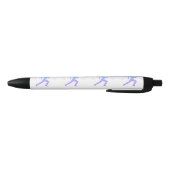 Man dat Lopende Runners Silhouette Verloophartslag Zwarte Inkt Pen (Bodem)