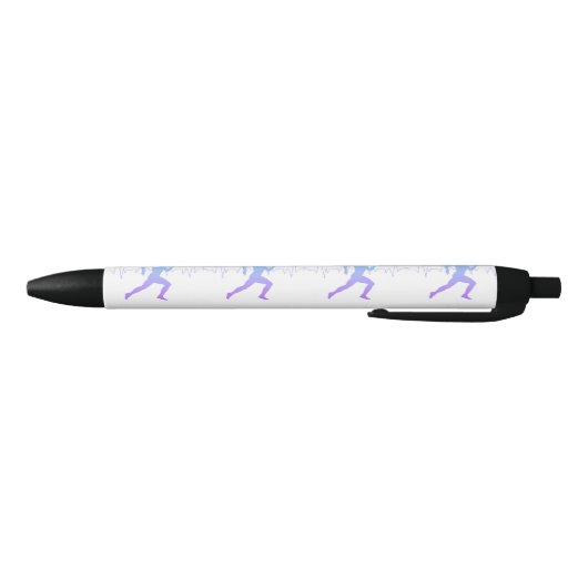 Man dat Lopende Runners Silhouette Verloophartslag Zwarte Inkt Pen (Bodem)