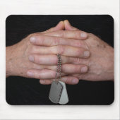 Man dat met hondenzakken preekt muismat (Voorkant)