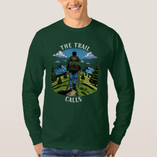 Man die een pad wandelt zoals de A.T. T-shirt