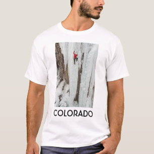 Man die ijs beklimt, Colorado T-shirt