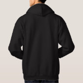 Man die Runners Silhouette HeartBeat Lijn in werki Hoodie (Achterkant)