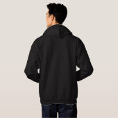 Man die Runners Silhouette HeartBeat Lijn in werki Hoodie (Achterkant volledig)