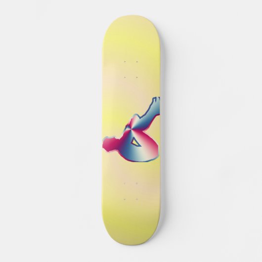 Man die skateboard poseert (Voorkant)