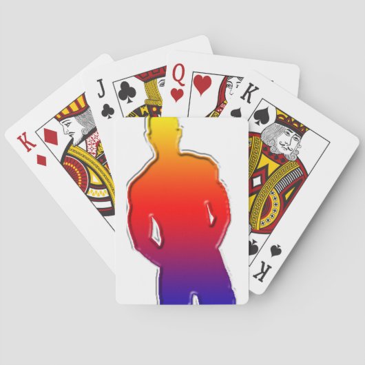 Man dosering pokerkaarten (Achterkant)