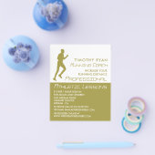 Man draait, Athletics Lesson Adverteren Flyer (Enkel)