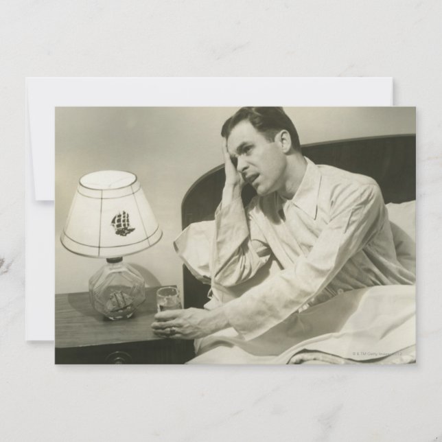 Man Drink water (Voorkant)