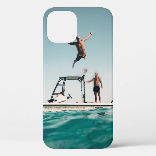 Man duiken op pool Case-Mate iPhone case (Achterkant)