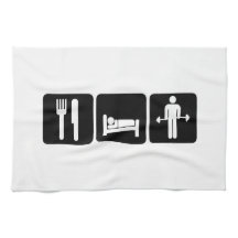Man Eat Sleep Lift Wecht