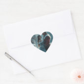 Man een mooi meisje afbeelding hart sticker (Envelop)