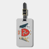 man embleem bagagelabel (Voorkant verticaal)