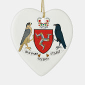 man embleem keramisch ornament (Rechts)