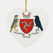 man embleem keramisch ornament (Achterkant)