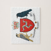 man embleem legpuzzel (Verticaal)