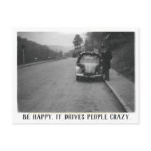 Man en Automobiel Gelukkig