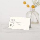 Man- en damesdanseringskaartje Plaats kaartenvoorr (Achterkant)