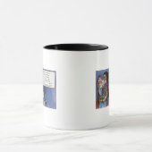 Man- en damesparen in kaarslicht mok (Midden)