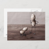 Man en hond briefkaart (Voorkant / Achterkant)