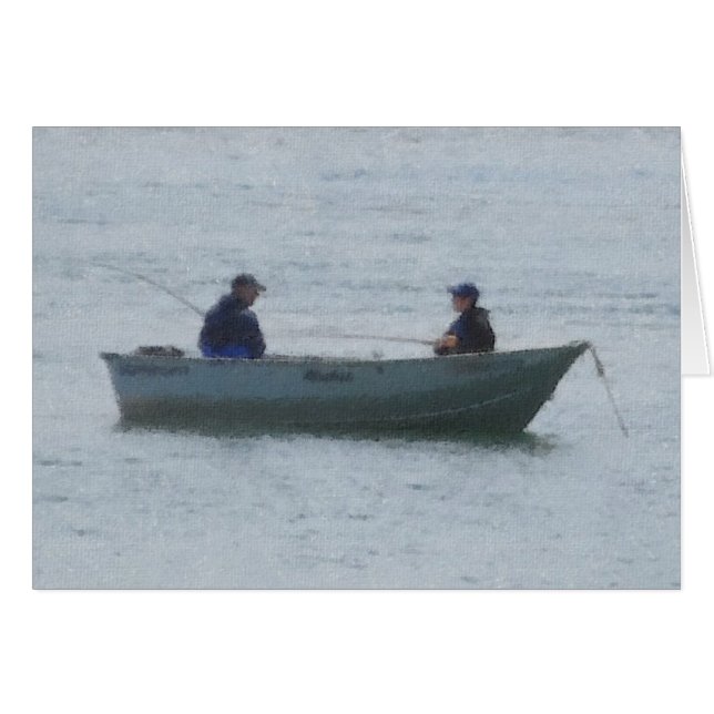 Man en jongen Vist (Voorkant Horizontaal)