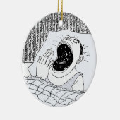 MAN EN KAMPEN KERAMISCH ORNAMENT (Rechts)